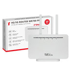 WR700-E SIM-Karte 300Mbps Eurasische Version Abnehmbare Antenne Mobiler WiFi 4G CPE Router, EU Stecker