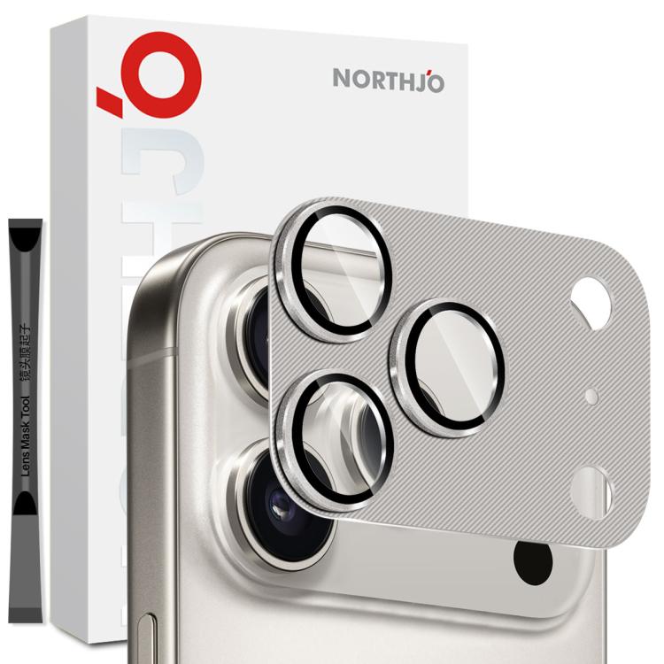 NORTHJO CD Vein Camera Lens Protector Tempered Glass Rear Lens Film, For iPhone 17 Pro Max, For iPhone 17 Pro