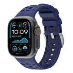 Tire Texture Two-Color Silicone Watch Band, For Apple Watch 46mm / 49mm / 45mm / 44mm, For Apple Watch 42mm / 41mm / 40mm / 38mm