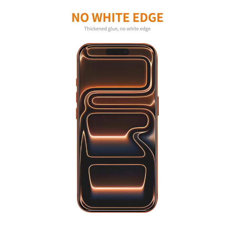 2pcs ENKAY Thickened Glue No White Edge 9H Big Arc Edge High Aluminum-silicon Tempered Glass Film, For iPhone 17 Pro Max, For iPhone 17 Pro, For iPhone 17, For iPhone Air