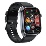 ET572 Smartwatch mit 2,0-Zoll-Farbdisplay, Silikonarmband, unterstützt Gesundheitsüberwachung/EKG