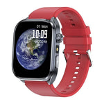 ET572 Smartwatch mit 2,0-Zoll-Farbdisplay, Silikonarmband, unterstützt Gesundheitsüberwachung/EKG