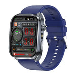 ET572 Smartwatch mit 2,0-Zoll-Farbdisplay, Silikonarmband, unterstützt Gesundheitsüberwachung/EKG