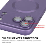 ENKAY MagSafe Matte TPU-Handyhülle mit Linsenfolie, Für iPhone 17 Pro Max, Für iPhone 17 Pro, Für iPhone 17, Für iPhone Air