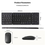 B089 Faltbares kabelloses Tastatur-Maus-Set