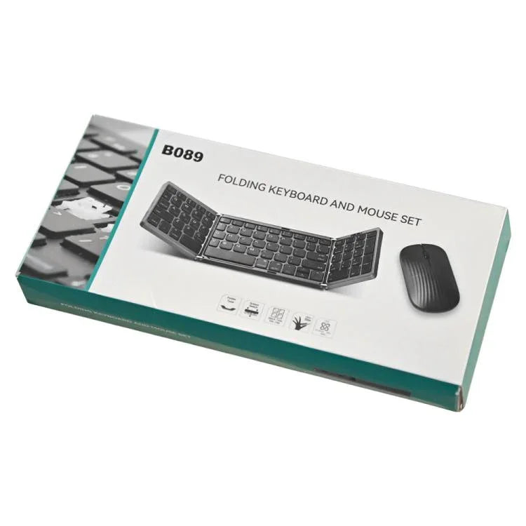 B089 Faltbares kabelloses Tastatur-Maus-Set
