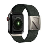 Zweifarbiges Nylon-Armband mit Z-förmigem Magnetverschluss, passend für Apple Watch 46 mm / 49 mm / 45 mm / 44 mm und 42 mm / 41 mm / 40 mm / 38 mm