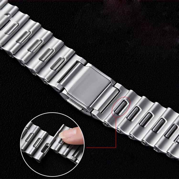 Edelstahl-Uhrenarmband mit Magnetverschluss im Ocean Wave-Design, passend für Apple Watch 46 mm / 49 mm / 45 mm / 44 mm