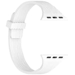Magnetisches Silikonarmband mit Wasser-Holzmaserung für schmale Taille, passend für Apple Watch 46 mm / 49 mm / 45 mm / 44 mm und 42 mm / 41 mm / 40 mm / 38 mm