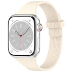Magnetisches Silikonarmband mit Wasser-Holzmaserung für schmale Taille, passend für Apple Watch 46 mm / 49 mm / 45 mm / 44 mm und 42 mm / 41 mm / 40 mm / 38 mm