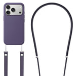 Crossbody Imitation Nylon Magnetic Liquid Pop-Up Animation Liquid Silicone Phone Case, For iPhone 17 Pro Max, For iPhone 17 Pro, For iPhone 17