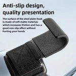 1 Paar Fitness Stahlplatte Assist Hook Handgelenkband