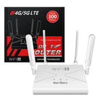 CPE907-E Eurasische Edition 150 MBit/s Download-Geschwindigkeit 4 Antennen SIM-Karten-Router 4G LTE WLAN-Router, US-Stecker, EU-Stecker