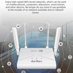 CPE907-E Eurasische Edition 150 MBit/s Download-Geschwindigkeit 4 Antennen SIM-Karten-Router 4G LTE WLAN-Router, US-Stecker, EU-Stecker