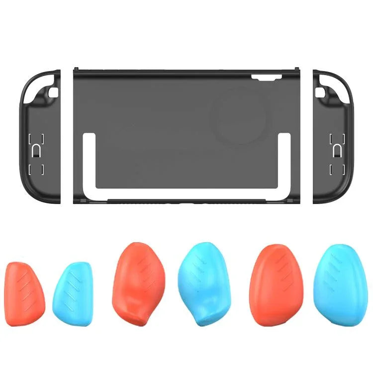 Schutzhülle im Split-Design mit drei austauschbaren Griffsets (groß, mittel, klein) für Nintendo Switch 2