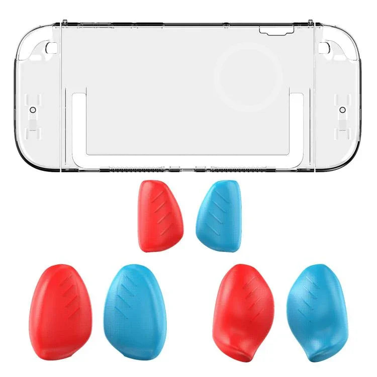 Schutzhülle im Split-Design mit drei austauschbaren Griffsets (groß, mittel, klein) für Nintendo Switch 2