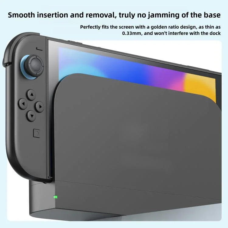 Gaming-Konsole 2-teiliger Displayschutz aus gehärtetem Glas + Rahmen zum Ausrichten, für Nintendo Switch 2