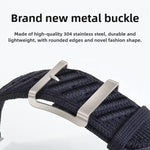 Style H Twill Nylon Uhrenarmband, für Apple Watch 46 mm / 49 mm / 45 mm / 44 mm, für Apple Watch 42 mm / 41 mm / 40 mm / 38 mm