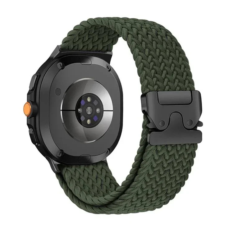 Elastisches, geflochtenes Nylonarmband mit Fallschirmschnalle, für Samsung Galaxy Watch8 / Watch8 Classic