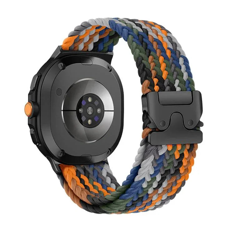 Elastisches, geflochtenes Nylonarmband mit Fallschirmschnalle, für Samsung Galaxy Watch8 / Watch8 Classic