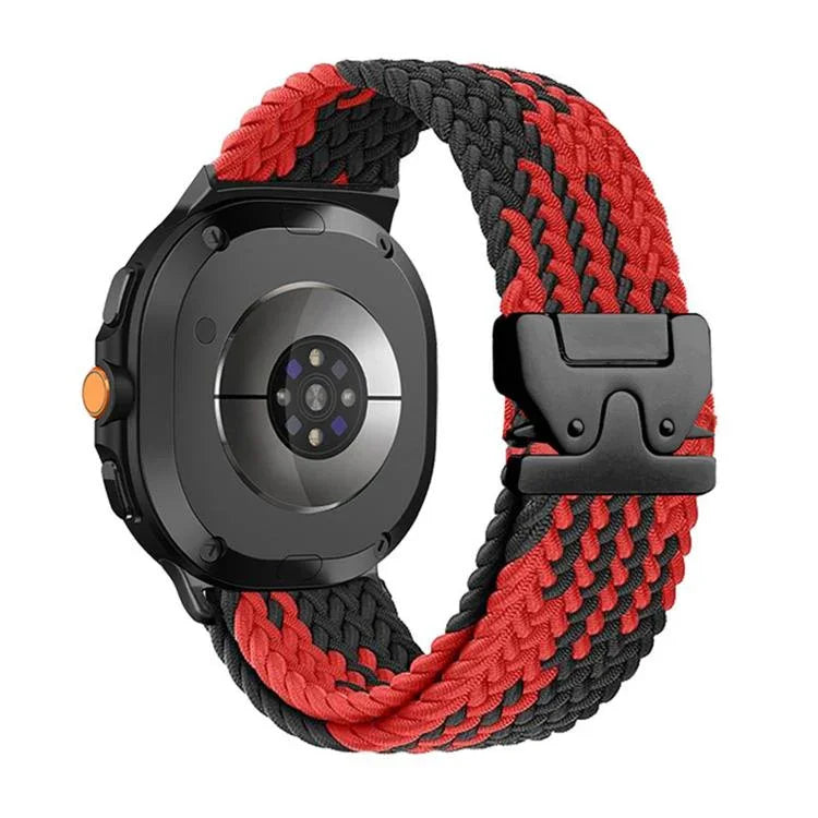 Elastisches, geflochtenes Nylonarmband mit Fallschirmschnalle, für Samsung Galaxy Watch8 / Watch8 Classic