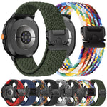 Elastisches, geflochtenes Nylonarmband mit Fallschirmschnalle, für Samsung Galaxy Watch8 / Watch8 Classic