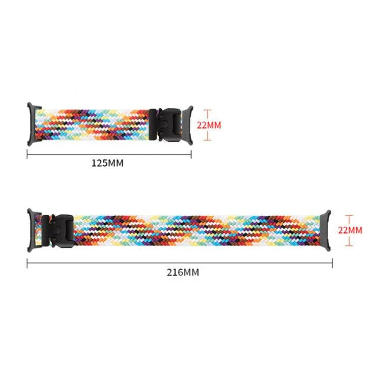Elastisches, geflochtenes Nylonarmband mit Fallschirmschnalle, für Samsung Galaxy Watch8 / Watch8 Classic