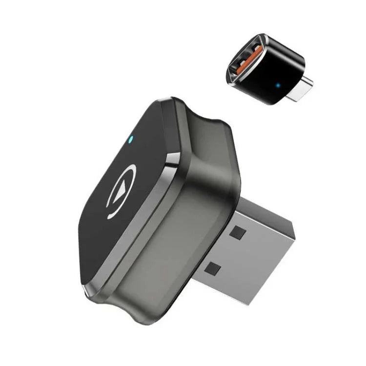 M4 2-in-1 Android Auto Carplay Box Kabelloser Auto-Adapter Intelligentes Auto-Modul für die Fahrzeugverbindung, M4
