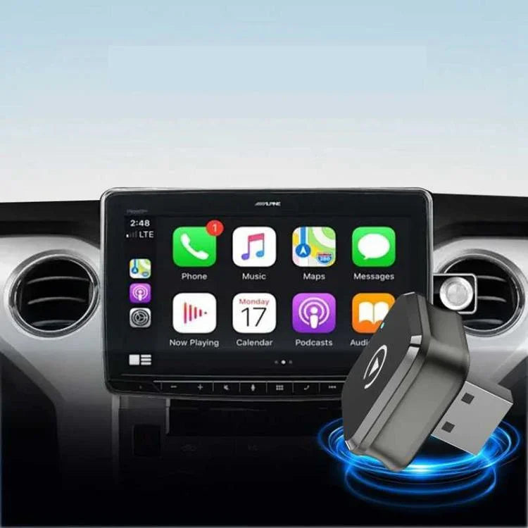 M4 2-in-1 Android Auto Carplay Box Wireless Car Adapter Intelligent Car Machine Interconnection Module, M4