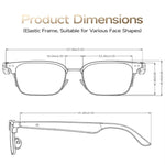 W100D Smart Glasses, Unterstützung für intelligente KI-Übersetzung / KI-Konversation / Bluetooth-Anrufe