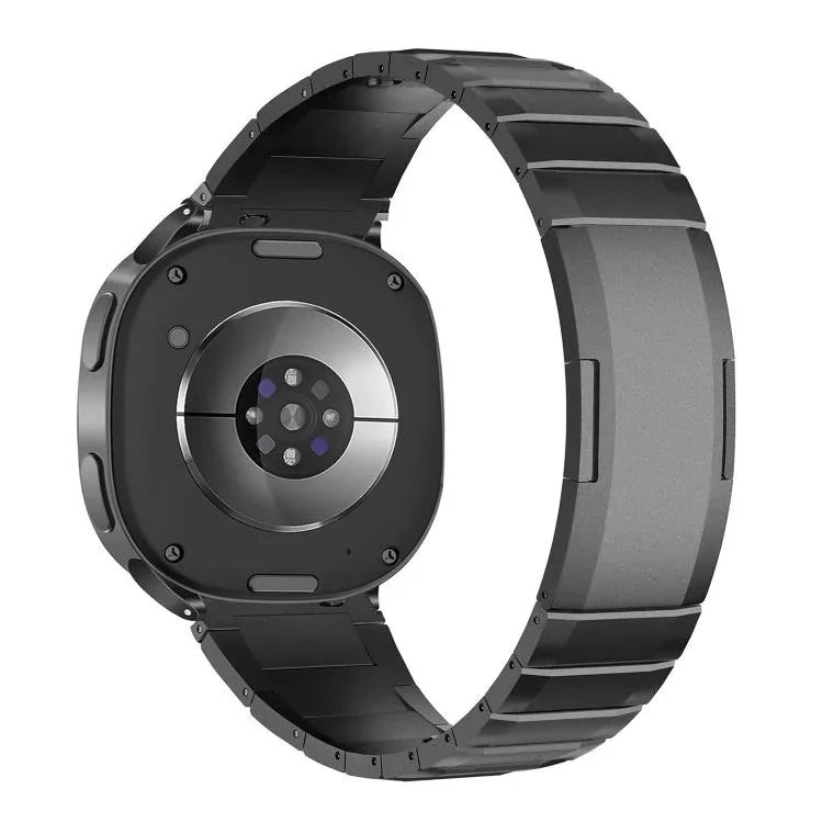 Gebogenes Edelstahl-Uhrenarmband mit Schnellverschluss und Schmetterlingsschließe, passend für Samsung Galaxy Watch Ultra 47 mm / Ultra 2025, Samsung Galaxy Watch8 / Watch8 Classic