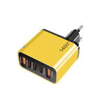 TE-PD43 3x Type-C, 2x USB-A Multiport-Ladegerät für Mobiltelefone / Tablets, EU Stecker, EU Stecker