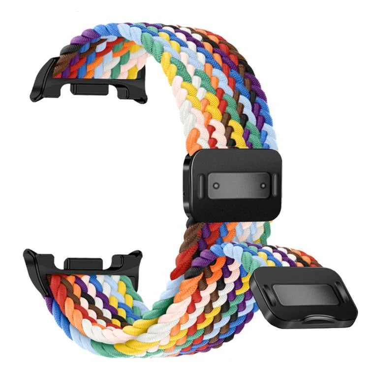Elastisches, geflochtenes Nylon-Uhrenarmband mit Magnetverschluss, für Samsung Galaxy Watch8 / Watch8 Classic