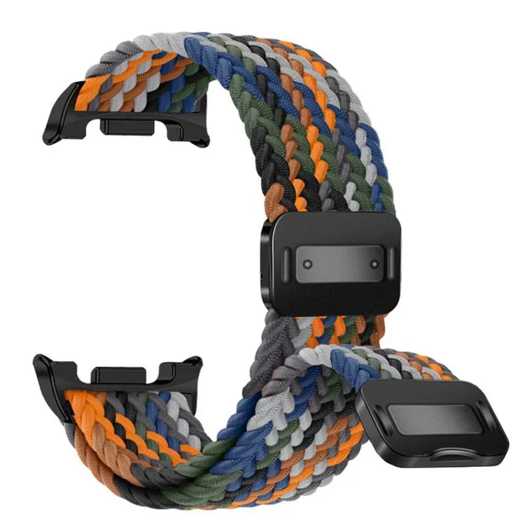Elastisches, geflochtenes Nylon-Uhrenarmband mit Magnetverschluss, für Samsung Galaxy Watch8 / Watch8 Classic