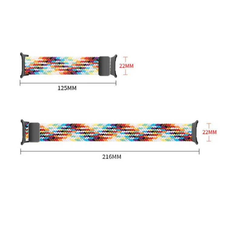 Elastisches, geflochtenes Nylon-Uhrenarmband mit Magnetverschluss, für Samsung Galaxy Watch8 / Watch8 Classic