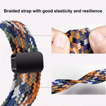 Elastisches, geflochtenes Nylon-Uhrenarmband mit Magnetverschluss, für Samsung Galaxy Watch8 / Watch8 Classic