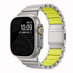 Norman Magnetverschluss-Uhrenarmband aus Titan, passend für Apple Watch 46 mm / 49 mm / 45 mm / 44 mm