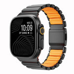 Norman Magnetverschluss-Uhrenarmband aus Titan, passend für Apple Watch 46 mm / 49 mm / 45 mm / 44 mm