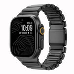 Norman Magnetverschluss-Uhrenarmband aus Titan, passend für Apple Watch 46 mm / 49 mm / 45 mm / 44 mm
