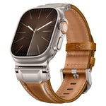 Lederarmband im Panzerstil, für Apple Watch 46 mm / 49 mm / 45 mm / 44 mm