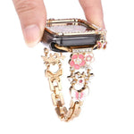 Quaste Blume Einzelner Diamant Hohle PC-Uhrenschale, Für Apple Watch Series 6 / 5 / 4 & SE 44mm, Für Apple Watch Series 6 / 5 / 4 & SE 40mm, Für Apple Watch Series 10 / 11 46mm, Für Apple Watch Series 10 / 11 42mm, Für Apple Watch Series 9 / 8 / 7 44mm