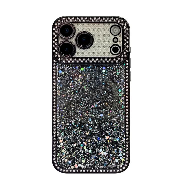 Diamant-Pailletten Glitzer MagSafe Galvanisierte Handyhülle, Für iPhone 17 Pro Max, Für iPhone 17 Pro, Für iPhone 17, Für iPhone Air, Für iPhone 16 Pro Max, Für iPhone 16 Pro, Für iPhone 16 Plus, Für iPhone 16, Für iPhone 15 Pro Max