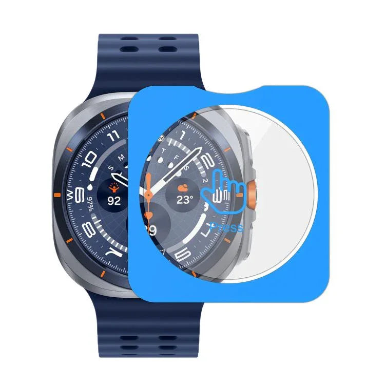 Vollbild-Anti-Fingerprint-HD-Positionierungs-Displayschutzfolie aus gehärtetem Glas für einfache Installation, für Samsung Galaxy Watch Ultra 2025, für Samsung Galaxy Watch8 44mm, für Samsung Galaxy Watch8 40mm, für Samsung Galaxy Watch Ultra 47mm