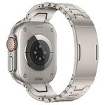 Edelstahl-Uhrenarmband mit H-förmigem Schnellverschluss und Schmetterlingsschließe, passend für Apple Watch 44 mm / 45 mm / 46 mm / 49 mm und 42 mm / 41 mm / 40 mm / 38 mm
