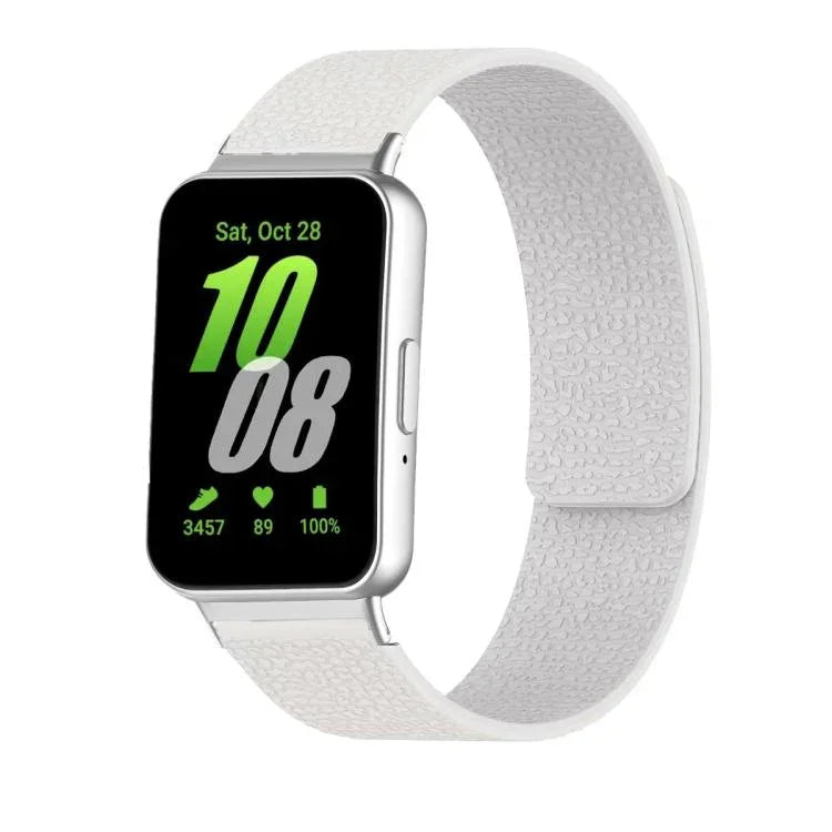 Weiches, magnetisches Silikonarmband mit Litschi-Textur, für Samsung Galaxy Fit3