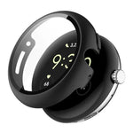 ENKAY Hat-Prince Vollflächige Schutzfolie aus gehärtetem Glas mit integrierter PC-Schutzhülle für Google Pixel Watch 4 (45 mm) und Google Pixel Watch 4 (41 mm)