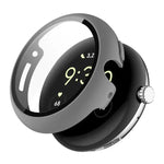 ENKAY Hat-Prince Vollflächige Schutzfolie aus gehärtetem Glas mit integrierter PC-Schutzhülle für Google Pixel Watch 4 (45 mm) und Google Pixel Watch 4 (41 mm)