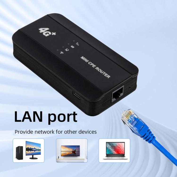 M10-LW mit RJ45-Anschluss, WPS-Funktion, SIM-Kartensteckplatz, WIFI6, tragbarer 4G Router, WLAN Hotspot, US-Version, M10-LW