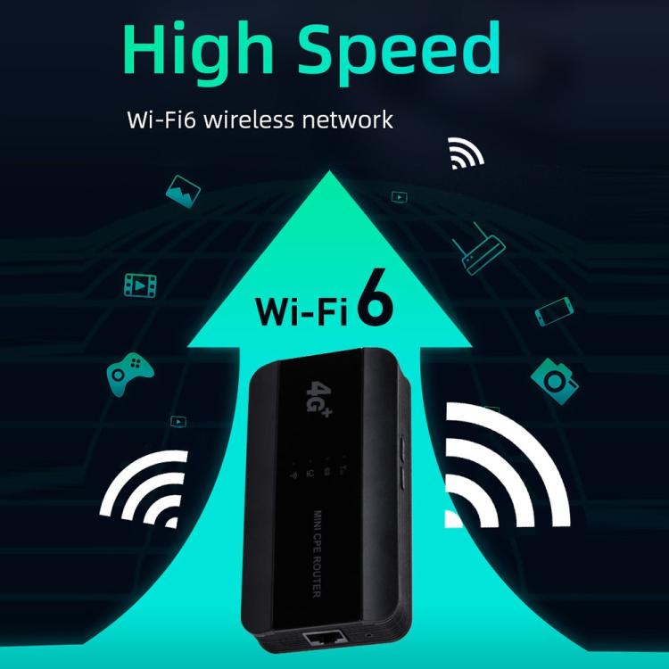 M10-LW mit RJ45-Anschluss, WPS-Funktion, SIM-Kartensteckplatz, WIFI6, tragbarer 4G Router, WLAN Hotspot, US-Version, M10-LW