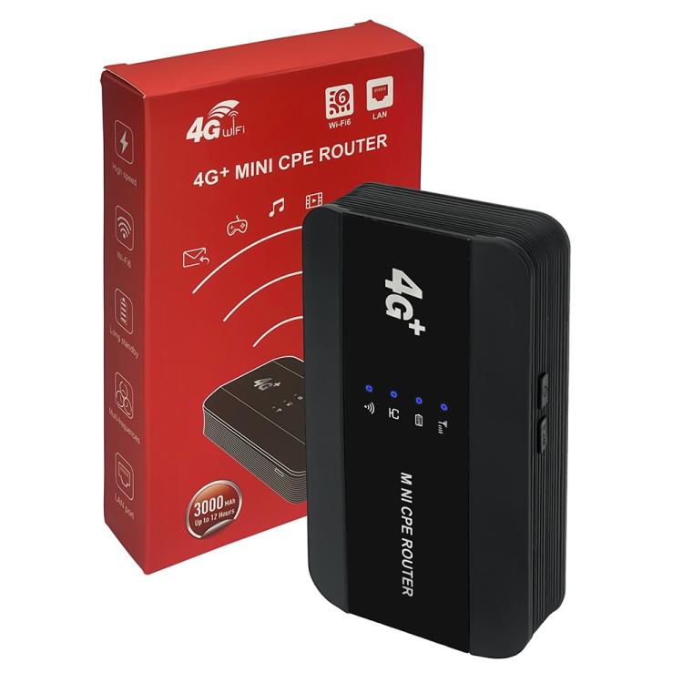 M10-LW mit RJ45-Anschluss, WPS-Funktion, SIM-Kartensteckplatz, WIFI6, tragbarer 4G Router, WLAN Hotspot, US-Version, M10-LW